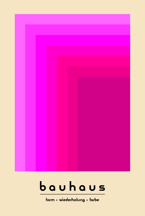serija 5 farbstudie neonrosa (studija boje, neonska roze)  
