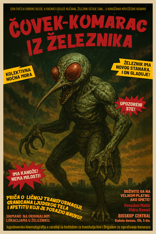čovek komarac iz železnika  