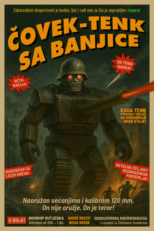 čovek tenk sa banjice  