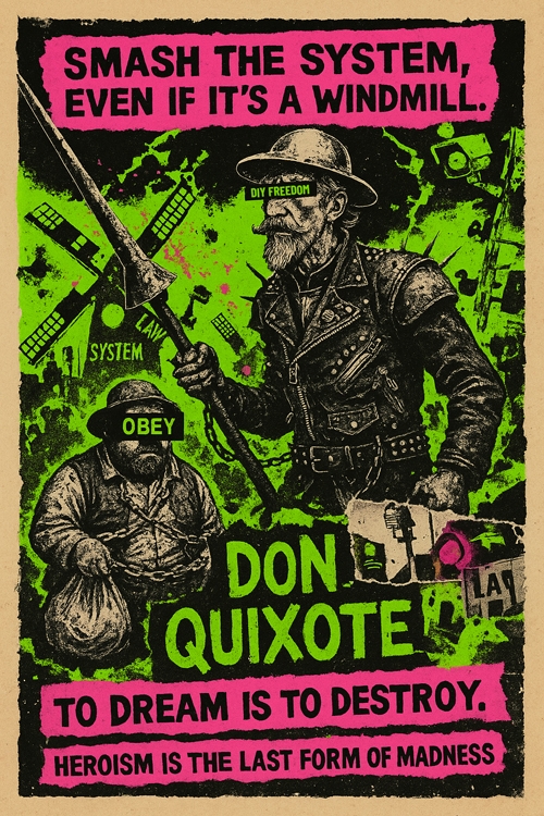 don kihot pink green  