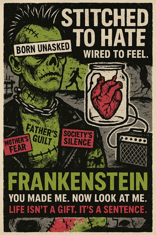 frankenstein born unasked  
