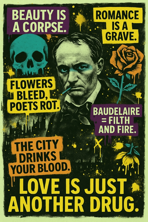 baudelaire (bodler) žuto  