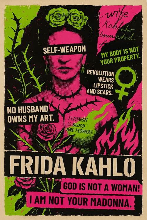 frida kahlo self weapon  