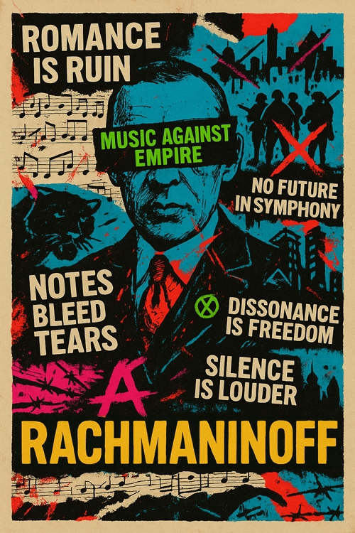 rachmaninoff (rahmanjinov) music against empire  