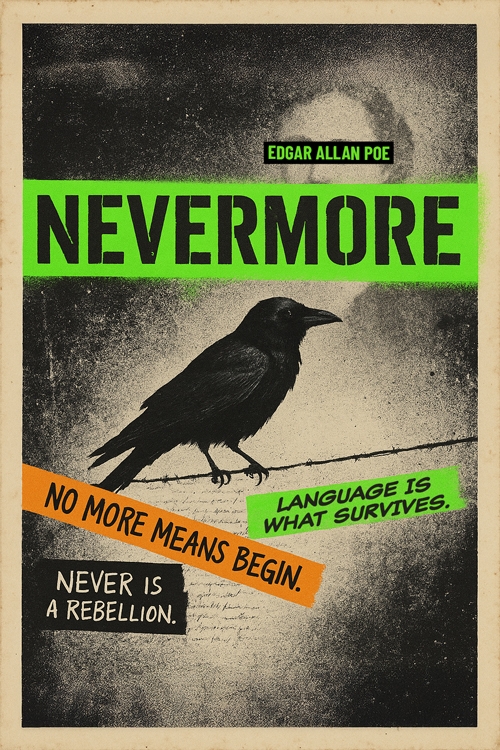 edgar allan poe nevermore serija the raven manifesto  