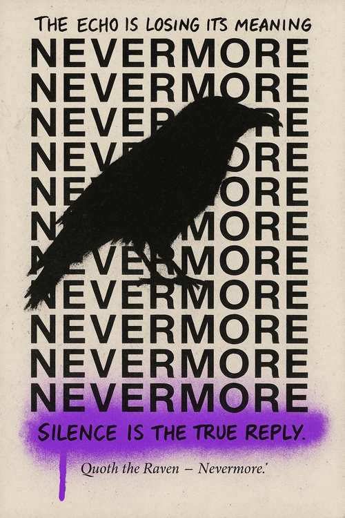 edgar allan poe the raven nevermore serija symbolic cycle of death and word  