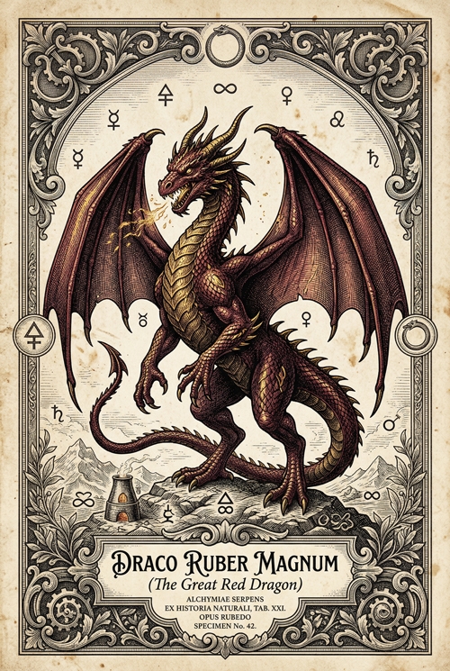 crveni zmaj draco ruber magnum  
