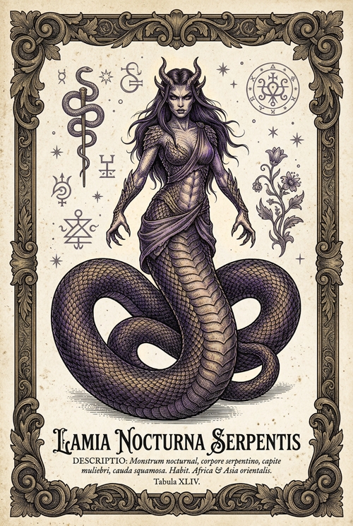 lamija lamia nocturna serpentis  