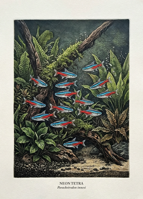 neon tetra (paracheirodon innesi)  