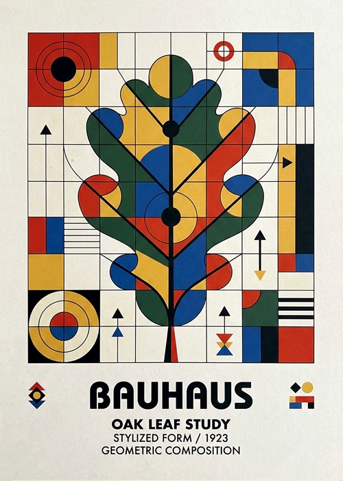 bauhaus studija hrastovog lista  