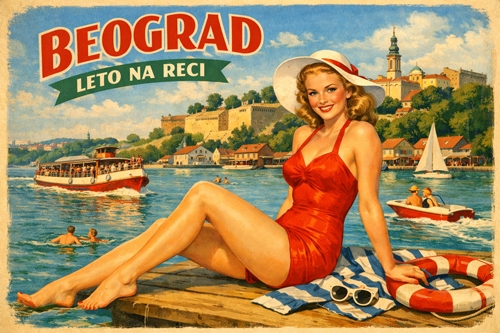 beograd leto na reci  