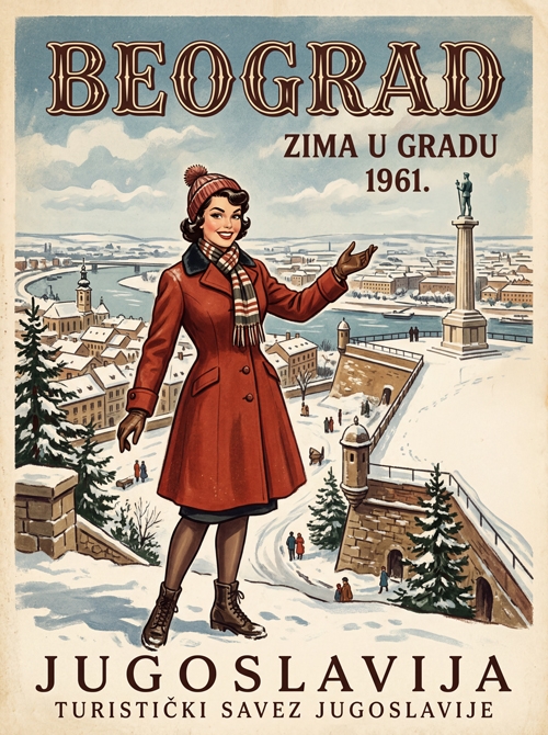 beograd zima u gradu 1961  