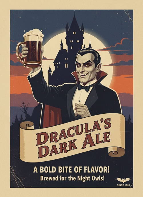 dracula s dark ale  
