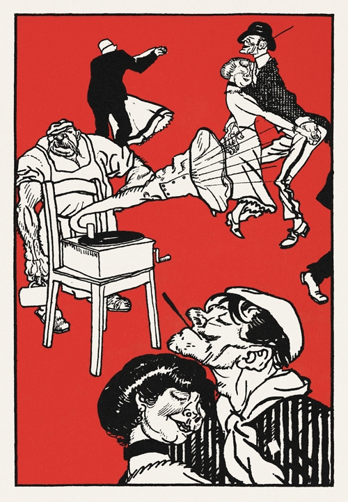 plesači (apachentänze ) (1911) moriz jung 