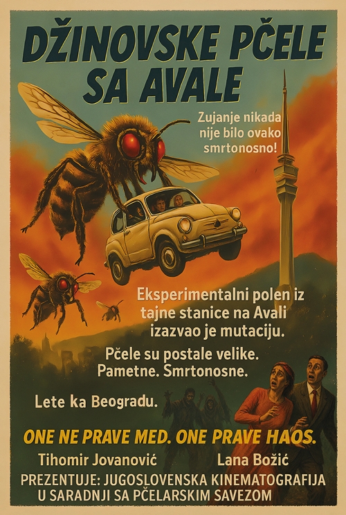 džinovske pčele sa avale  