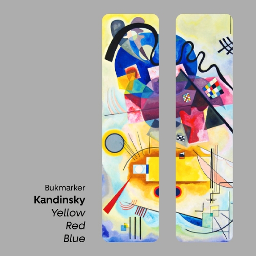 kandinsky bukmarker yellow red blue  