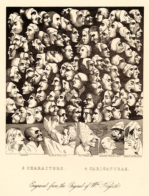 3 lika, 4 karikature (1833)  