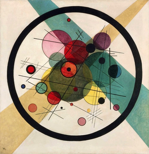 krugovi u krugu (1923) vasilij vasiljevič kandinski 