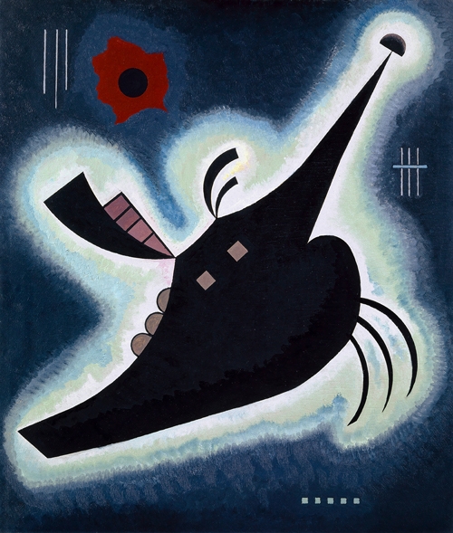 pointed black (1931) vasilij vasiljevič kandinski 