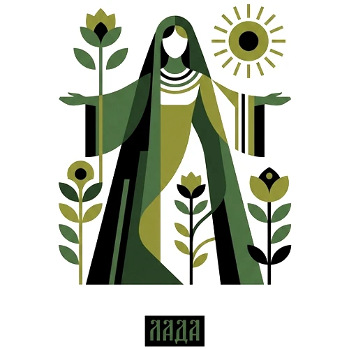 lada majica slovenska mitologija (bela)  