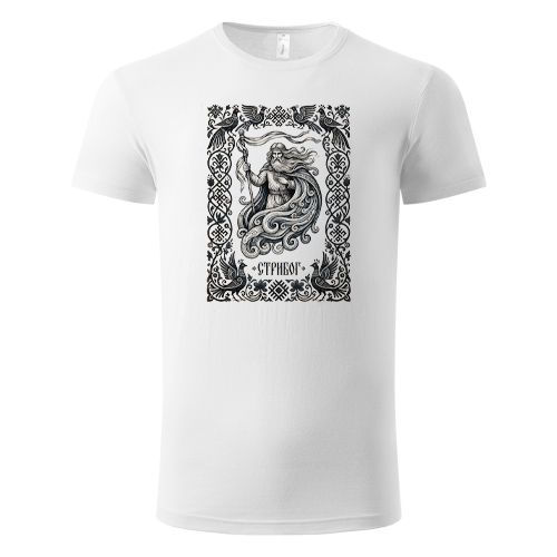stribog majica slovenska mitologija (bela)  