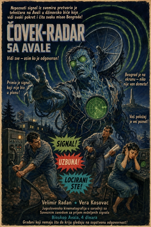 čovek radar sa avale  