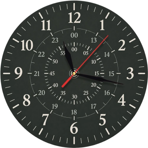 meridijan 12 24 60 zidni sat  